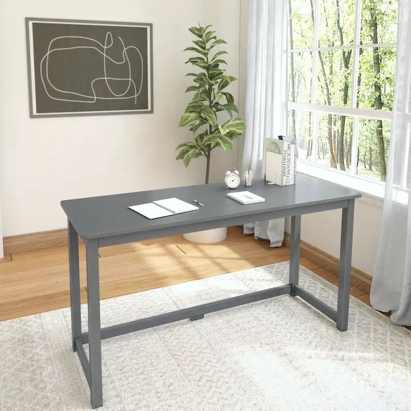 Bureau simple en poutres et planches - 55.25