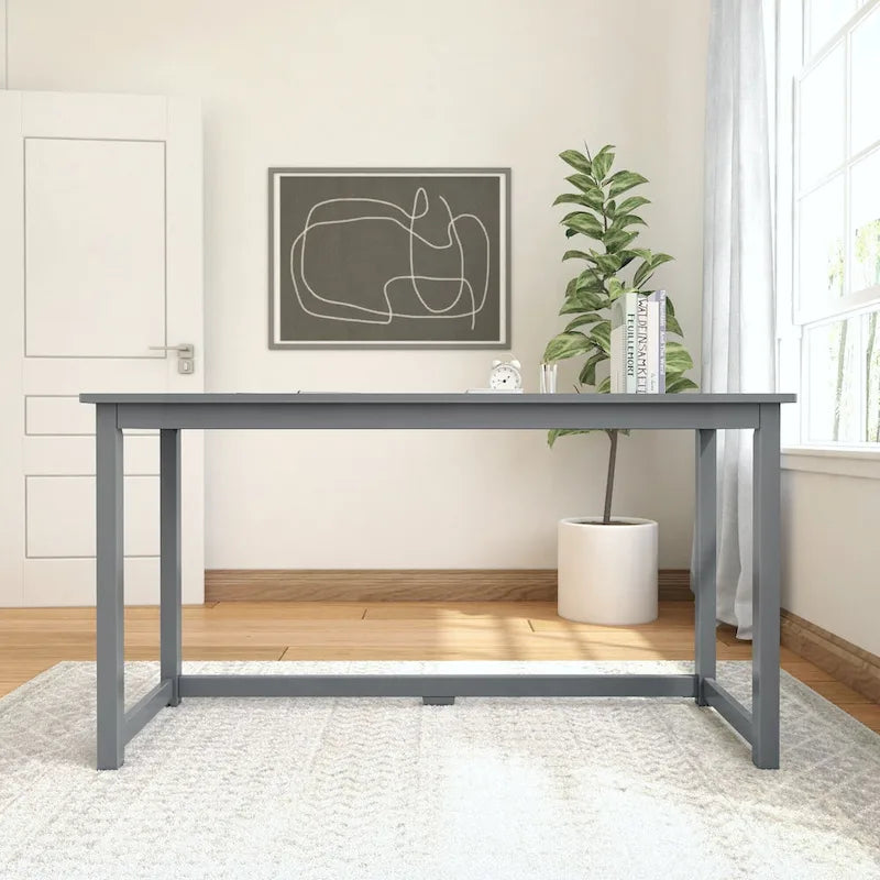 Bureau simple en poutres et planches - 55.25