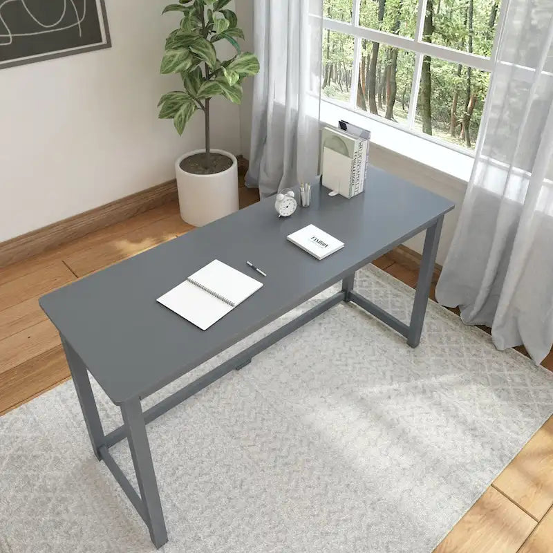 Bureau simple en poutres et planches - 55.25