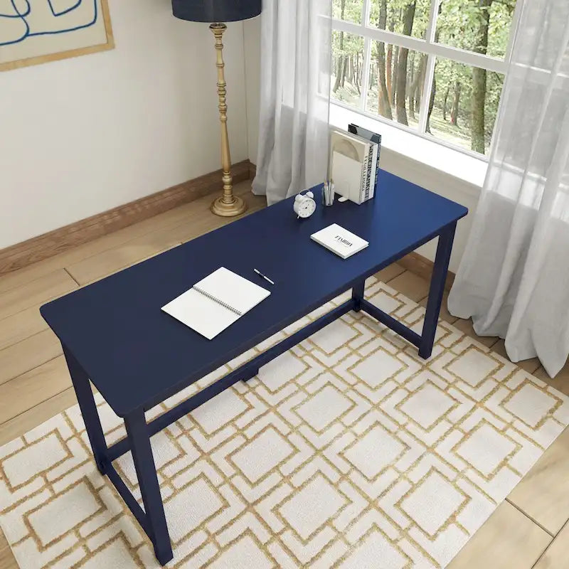 Bureau simple en poutres et planches - 55.25