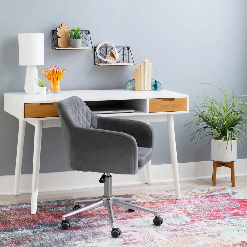 Bureau Linon Monroe en bois de frêne
