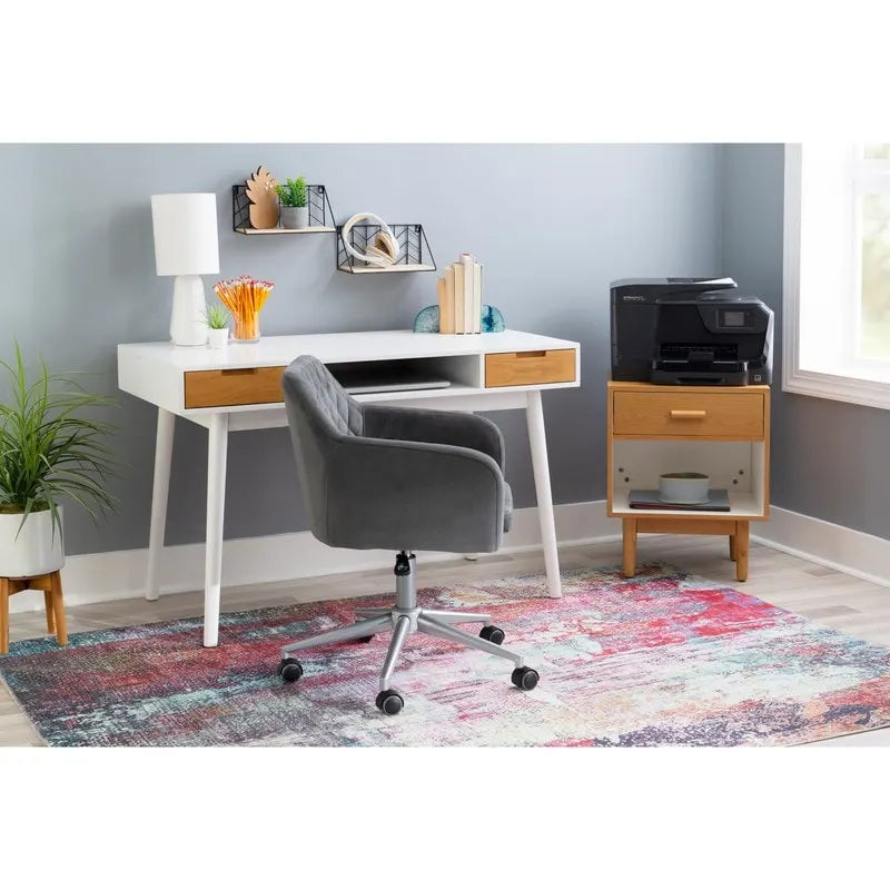 Bureau Linon Monroe en bois de frêne