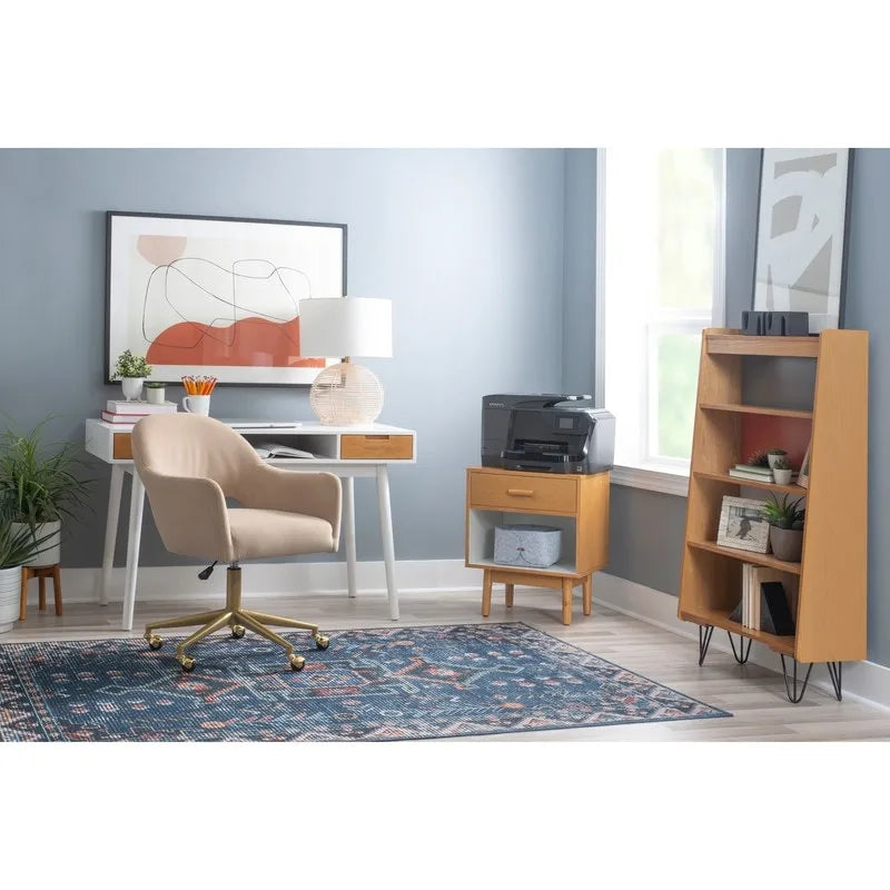 Bureau Linon Monroe en bois de frêne