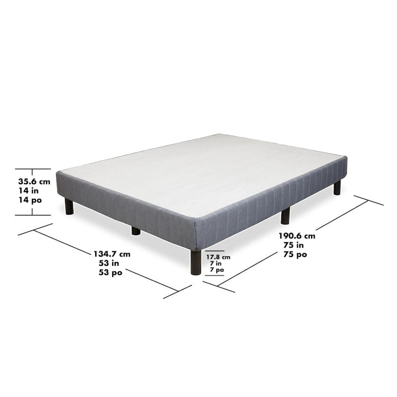 Base de plateforme et sommier métallique Hollywood Bed Frame Full Enforce