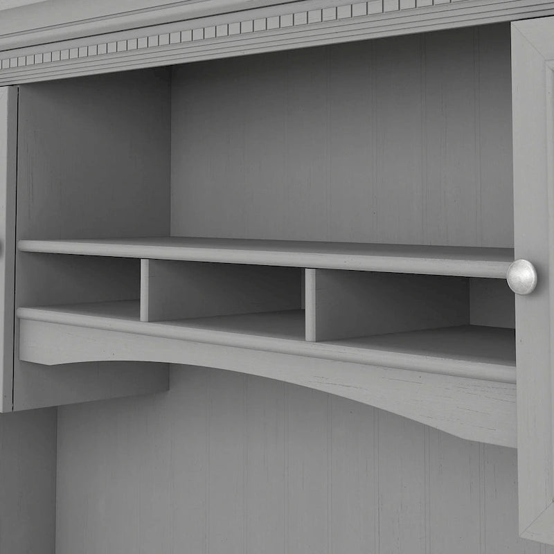 Crédence 60W Fairview pour bureau en L de Bush Furniture