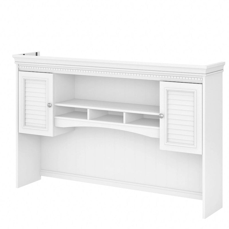 Crédence 60W Fairview pour bureau en L de Bush Furniture
