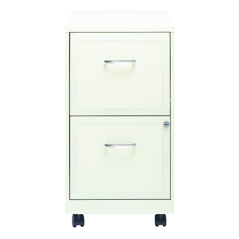 Classeur mobile 2 tiroirs Space Solutions blanc perle