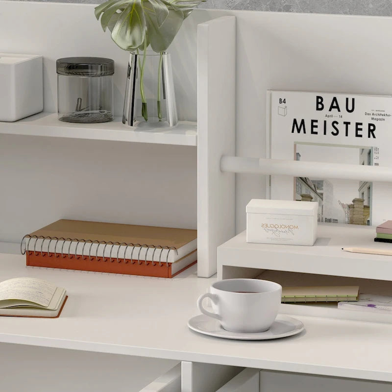 Table de réception à 3 tiroirs, bureau d'accueil, bureau d'ordinateur, bureau de travail