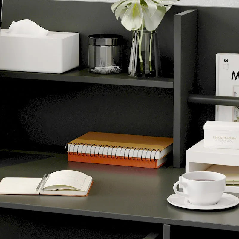 Table de réception à 3 tiroirs, bureau d'accueil, bureau d'ordinateur, bureau de travail