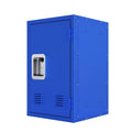 Armoire de rangement compacte, amovible et empilable en acier