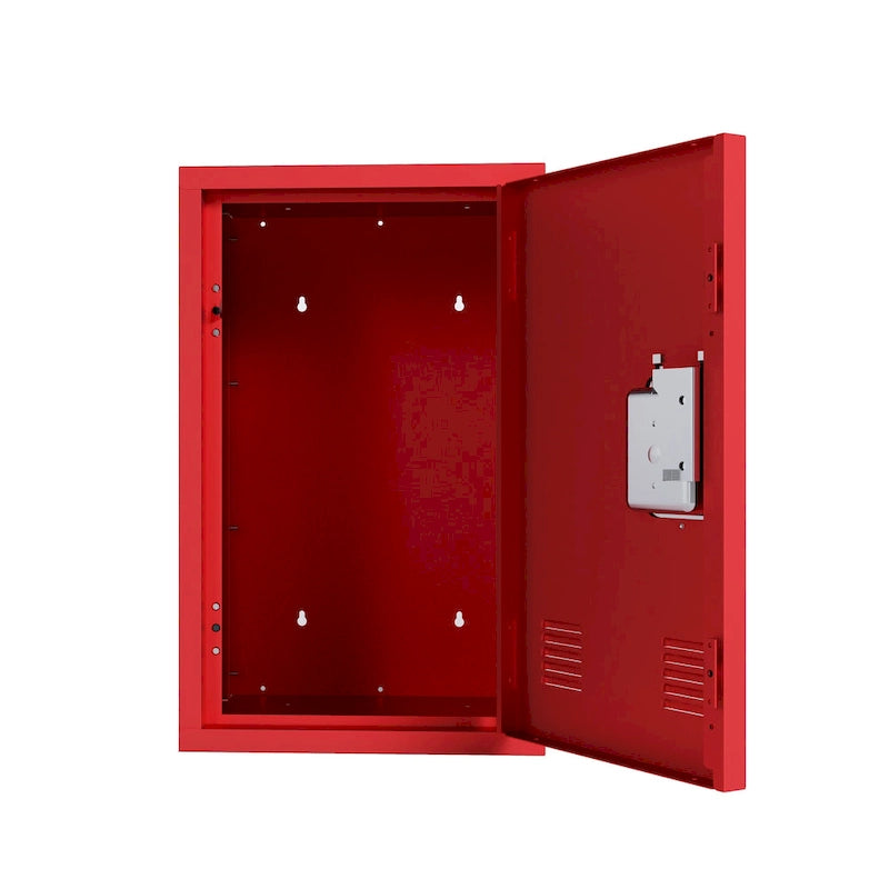 Armoire de rangement compacte, amovible et empilable en acier