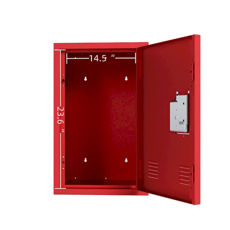 Armoire de rangement compacte, amovible et empilable en acier