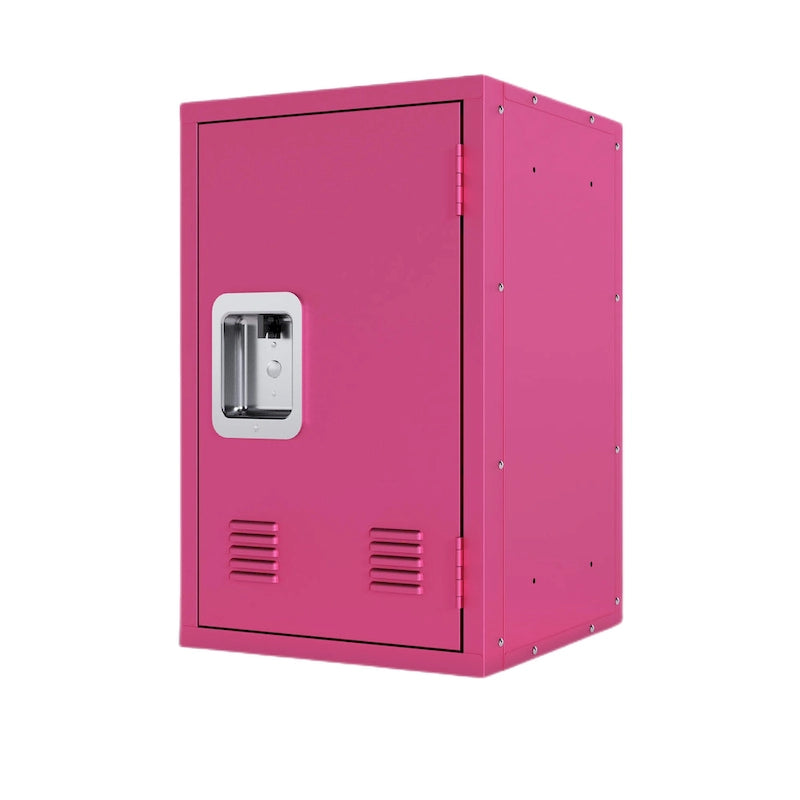 Armoire de rangement compacte, amovible et empilable en acier
