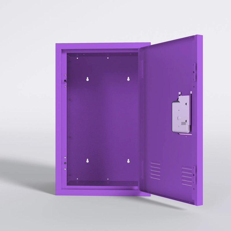 Armoire de rangement compacte, amovible et empilable en acier
