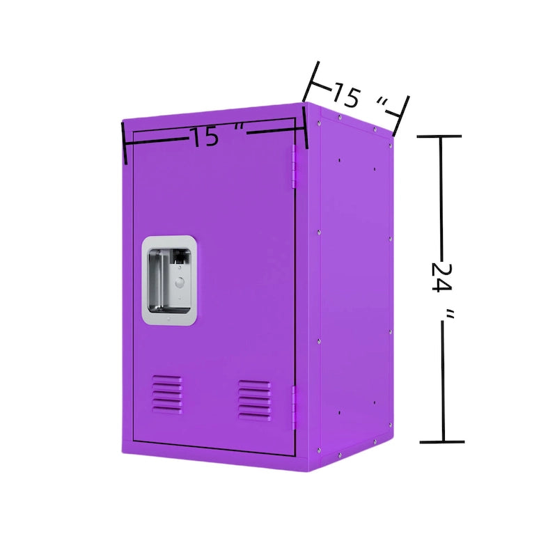 Armoire de rangement compacte, amovible et empilable en acier