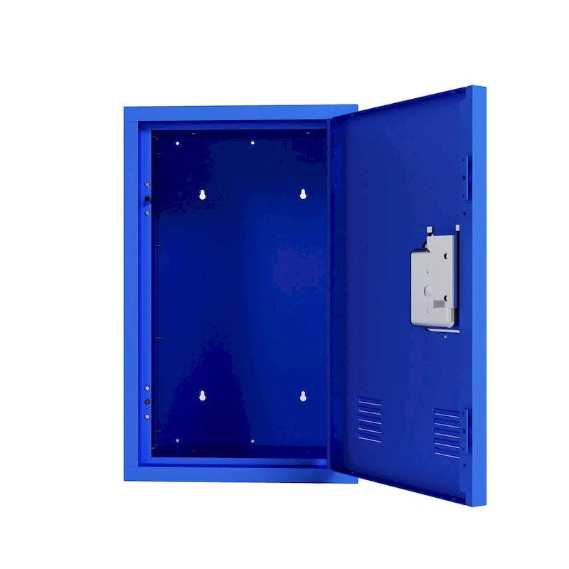 Armoire de rangement compacte, amovible et empilable en acier