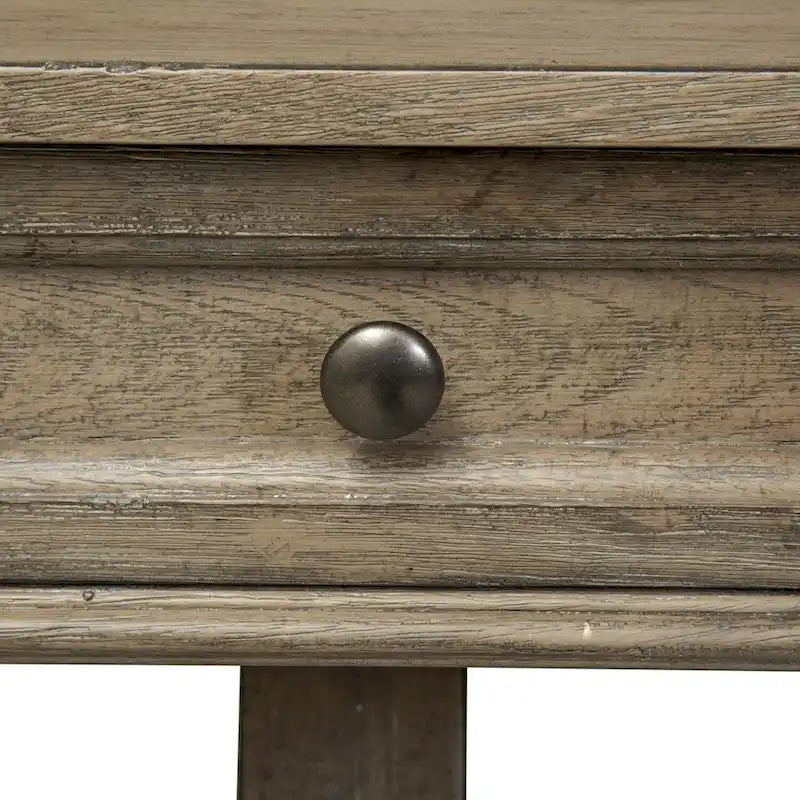 Bureau d'écriture Copper Grove Simply Elegant blanc, marron et taupe chiné