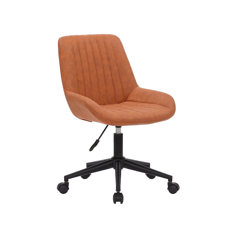 Porthos Home Cabe Chaise de bureau pivotante, Revêtement en microfibre