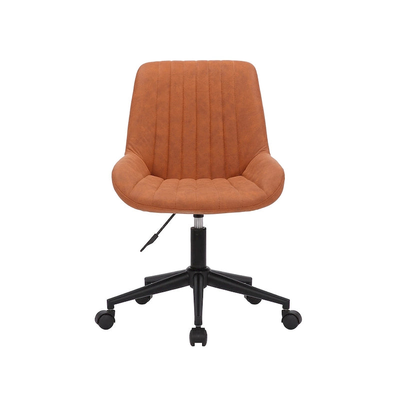 Porthos Home Cabe Chaise de bureau pivotante, Revêtement en microfibre