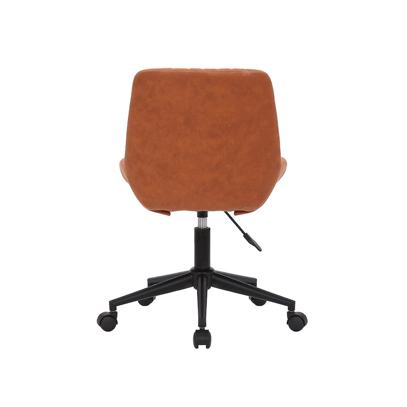 Porthos Home Cabe Chaise de bureau pivotante, Revêtement en microfibre