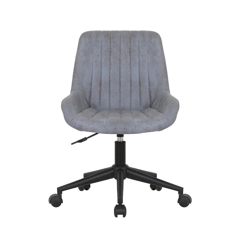 Porthos Home Cabe Chaise de bureau pivotante, Revêtement en microfibre