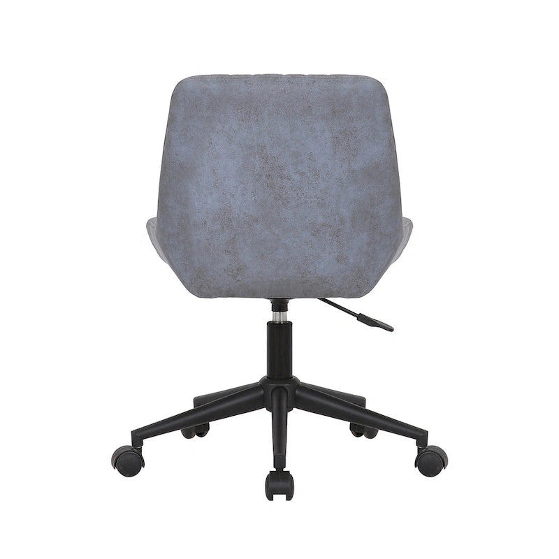 Porthos Home Cabe Chaise de bureau pivotante, Revêtement en microfibre