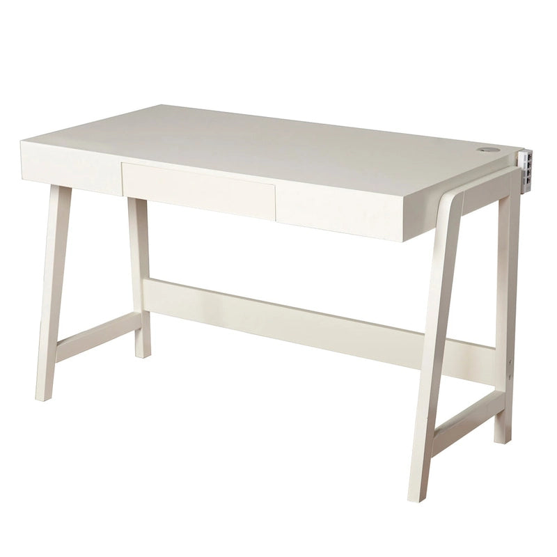 Bureau rectangulaire moderniste simple et intégré