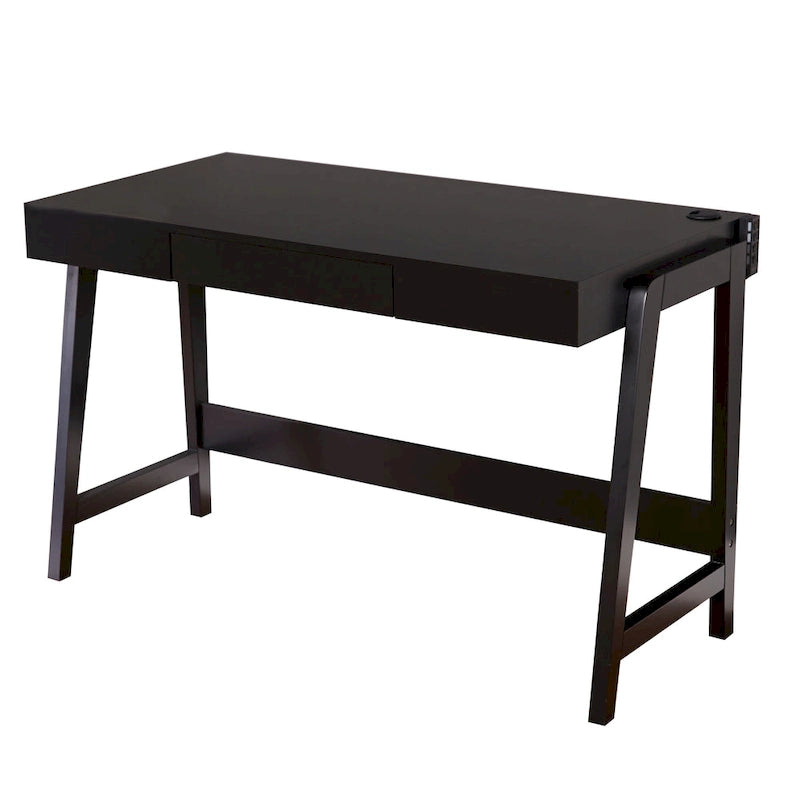 Bureau rectangulaire moderniste simple et intégré