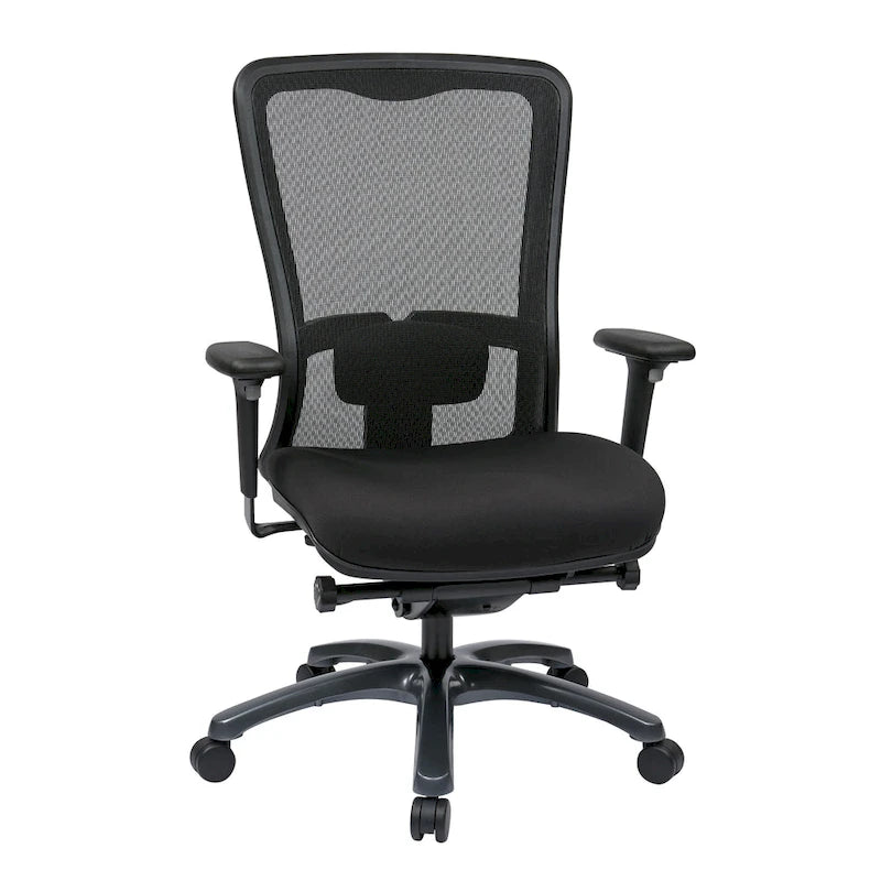 Chaise de bureau ergonomique Pro-Line II Breathable ProGrid à dossier haut
