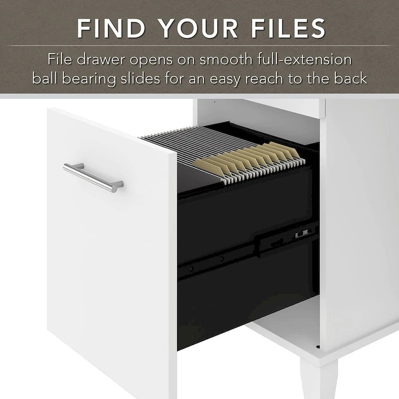 Bureau de 72 po de large avec huche et bibliothèque à 5 étagères Somerset, gris cendré