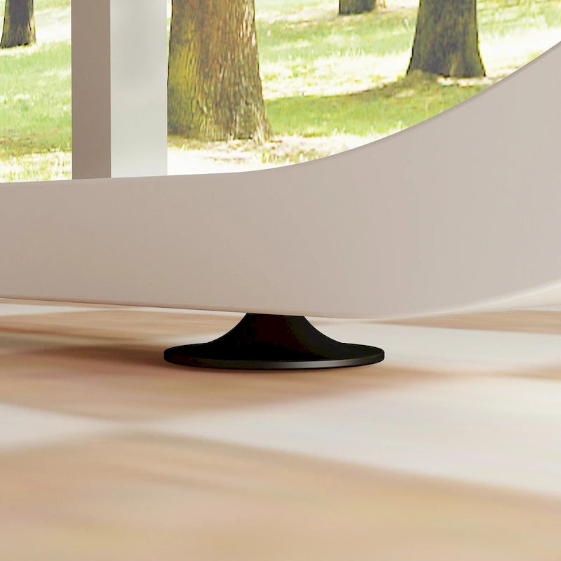 Bureau d'ordinateur de rangement en L Timechee de 55 pouces