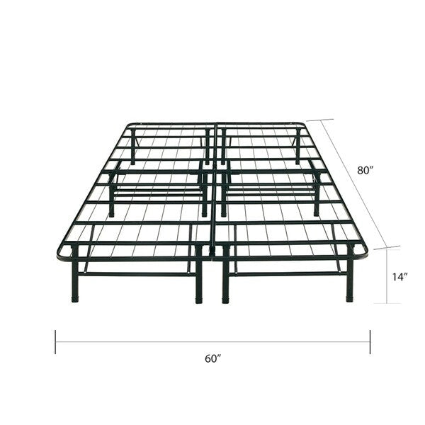 Cadre de lit plateforme lourd Boyd Sleep Queen 14 pouces - Montage facile