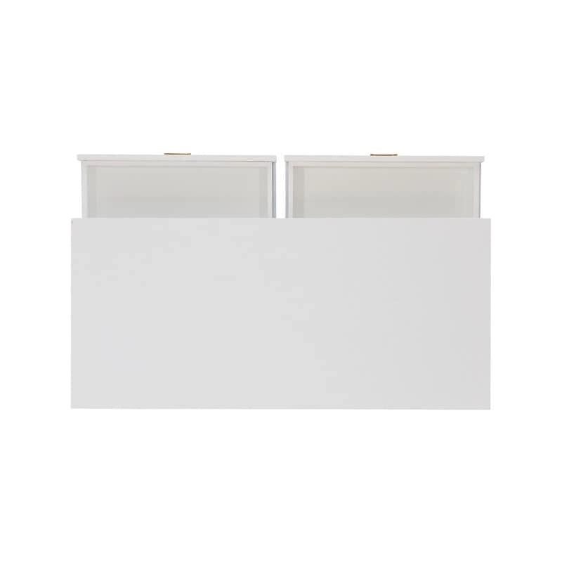Bureau d'écriture Poppy White à piètement en X