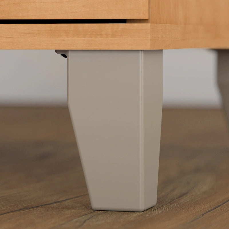Bureau de 60W Somerset avec armoire et bibliothèque à 5 étagères