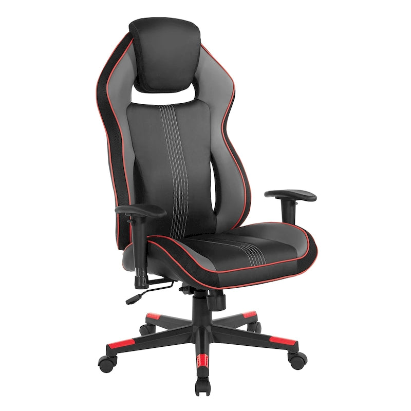 Chaise de jeu BOA II en cuir reconstitué avec accents de couleur