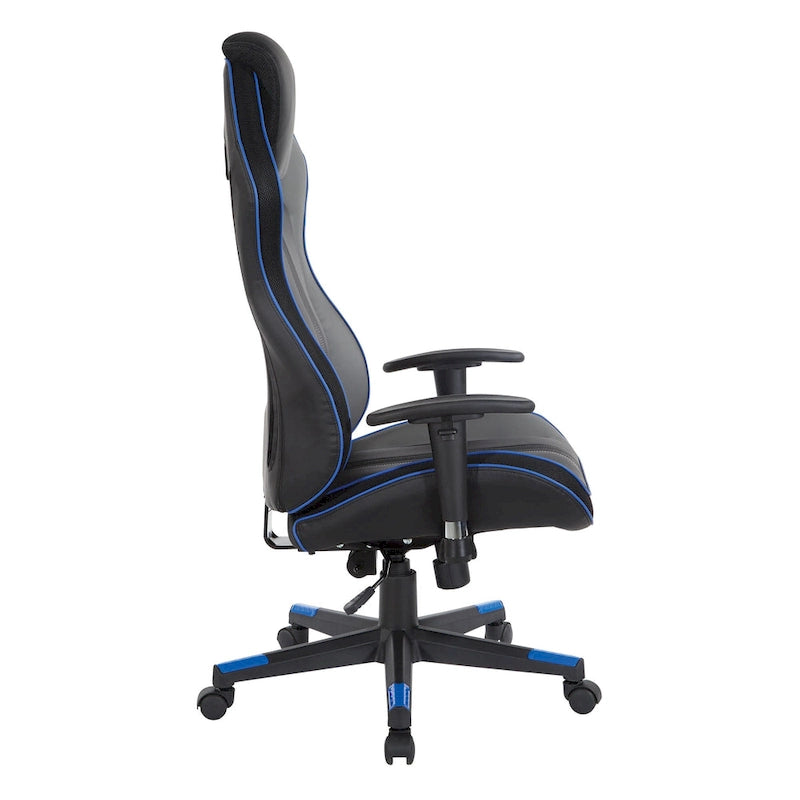 Chaise de jeu BOA II en cuir reconstitué avec accents de couleur