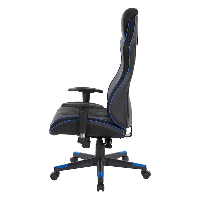 Chaise de jeu BOA II en cuir reconstitué avec accents de couleur