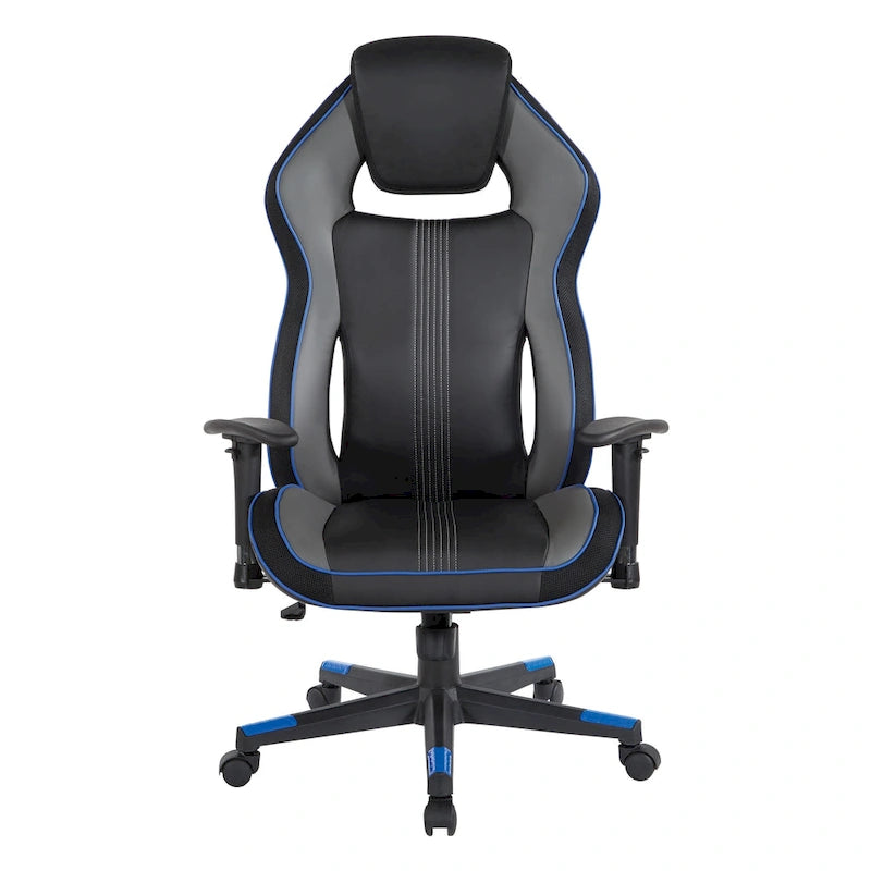 Chaise de jeu BOA II en cuir reconstitué avec accents de couleur