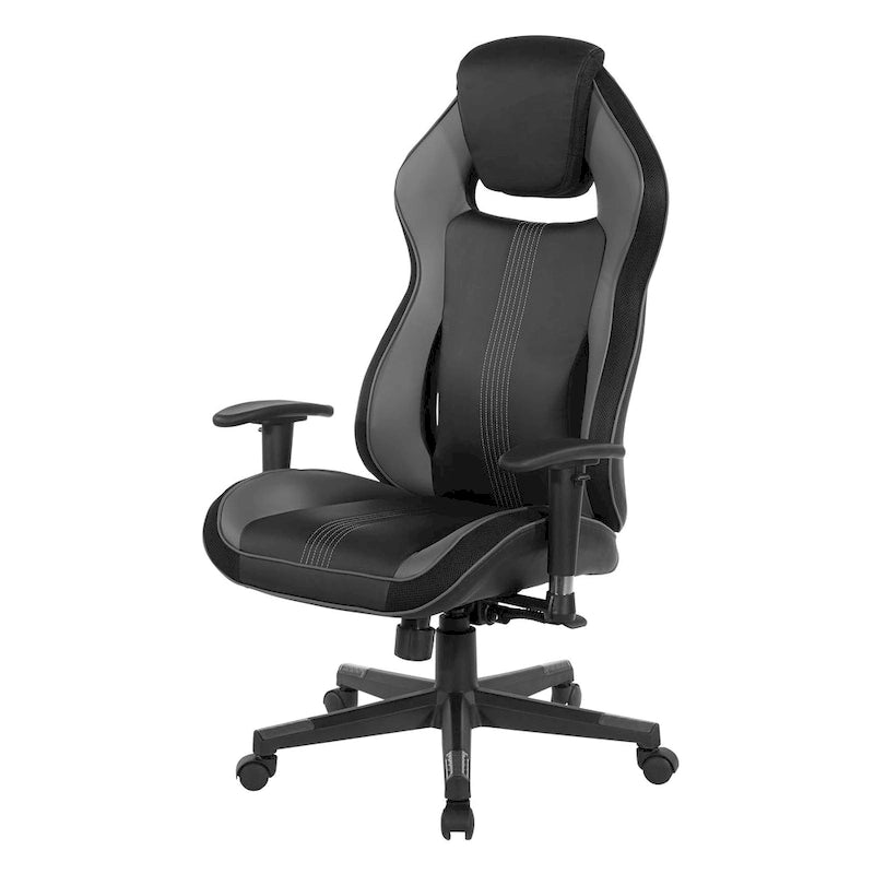 Chaise de jeu BOA II en cuir reconstitué avec accents de couleur