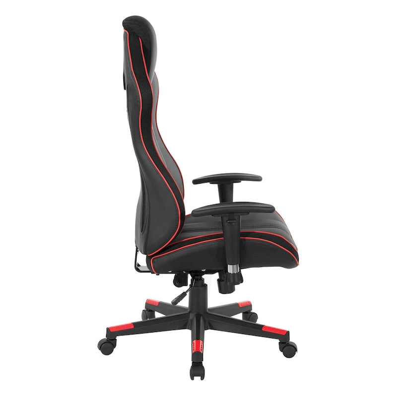 Chaise de jeu BOA II en cuir reconstitué avec accents de couleur