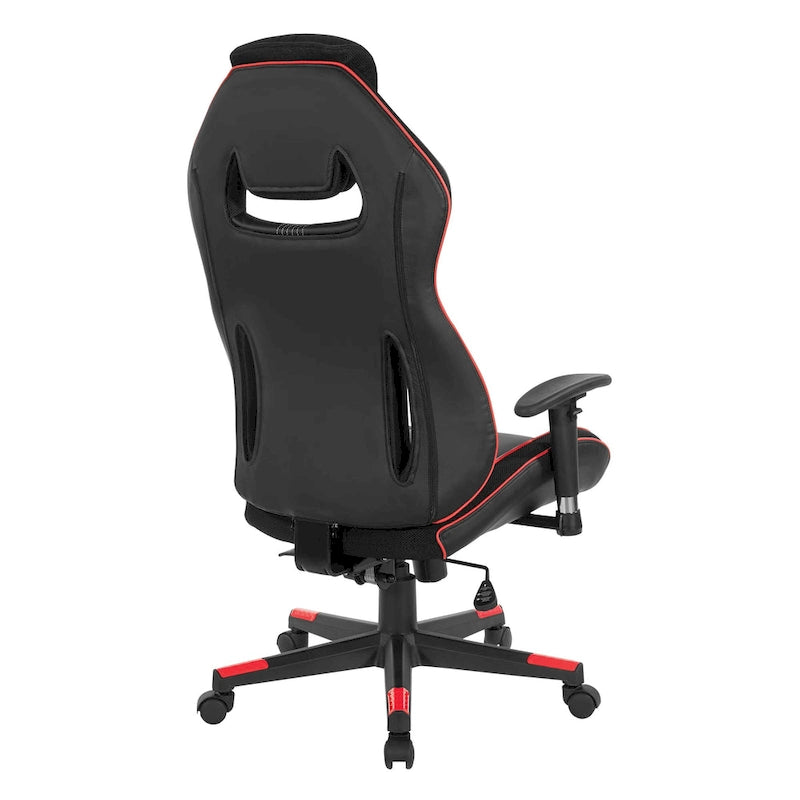 Chaise de jeu BOA II en cuir reconstitué avec accents de couleur