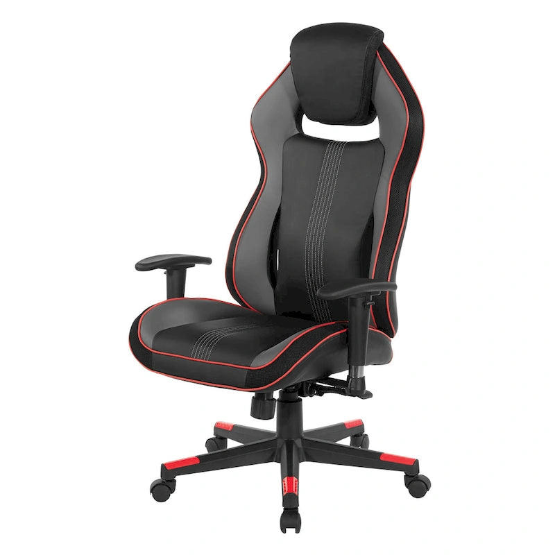 Chaise de jeu BOA II en cuir reconstitué avec accents de couleur