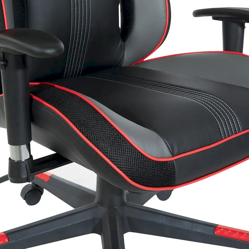 Chaise de jeu BOA II en cuir reconstitué avec accents de couleur