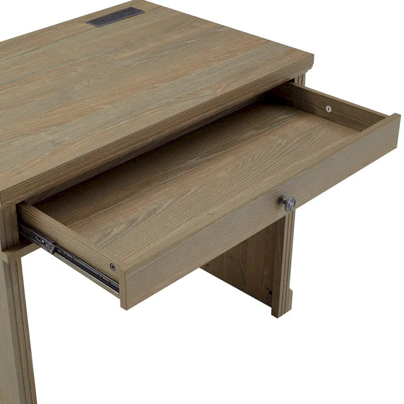 Bureau de travail Hinesburg de 35 po avec chargeur USB par iNSPIRE Q Classic