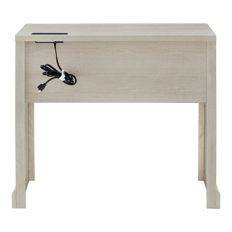 Bureau de travail Hinesburg de 35 po avec chargeur USB par iNSPIRE Q Classic