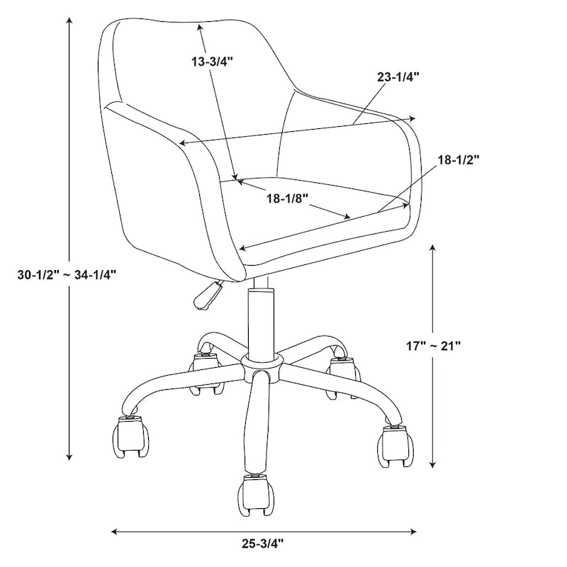 Chaise de bureau Richard Sherpa