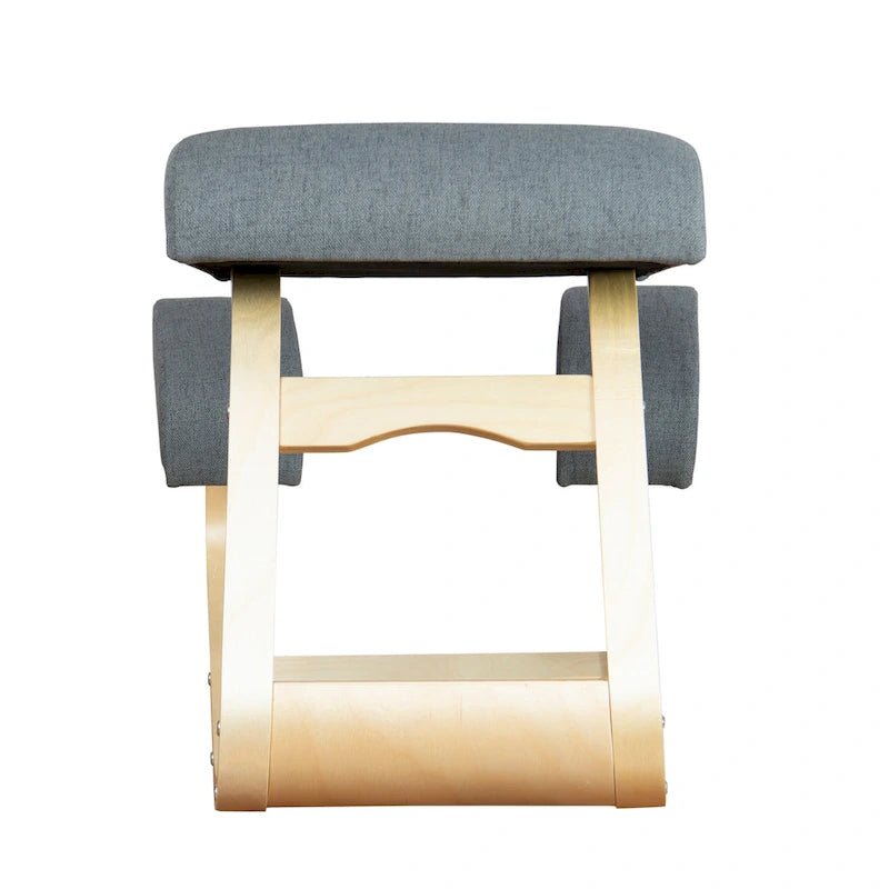 Chaise ergonomique à genoux RRI Goods, chaise de bureau rembourrée confortable pour le soutien de la posture, tabouret à bascule incliné