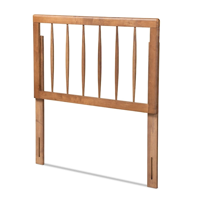 Tête de lit en bois de frêne-noyer au fini contemporain Valin