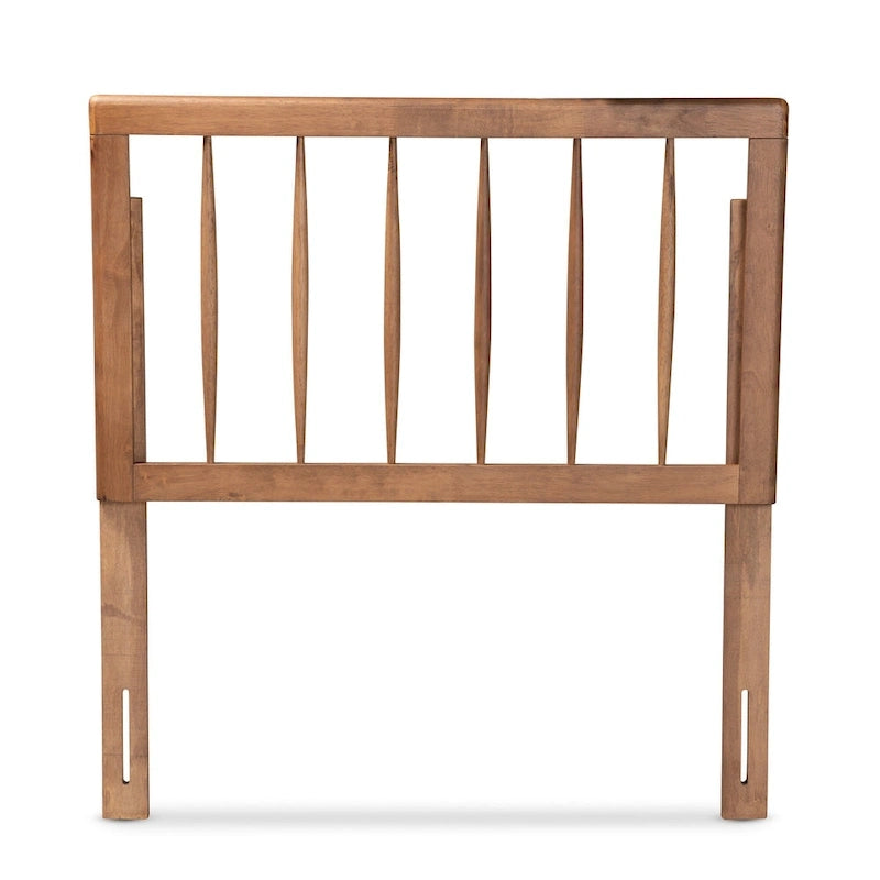 Tête de lit en bois de frêne-noyer au fini contemporain Valin