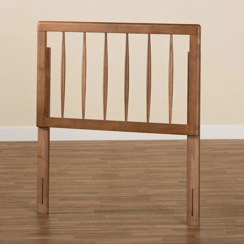 Tête de lit en bois de frêne-noyer au fini contemporain Valin